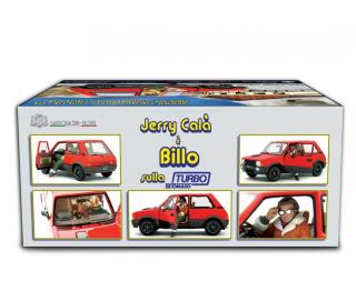 Innocenti De Tomaso Turbo 1983 Rosso & Jerry Calà (Billo)  Laudoracing 1:18 Resinemodell (Türen, Motorhaube... nicht zu öffnen!)